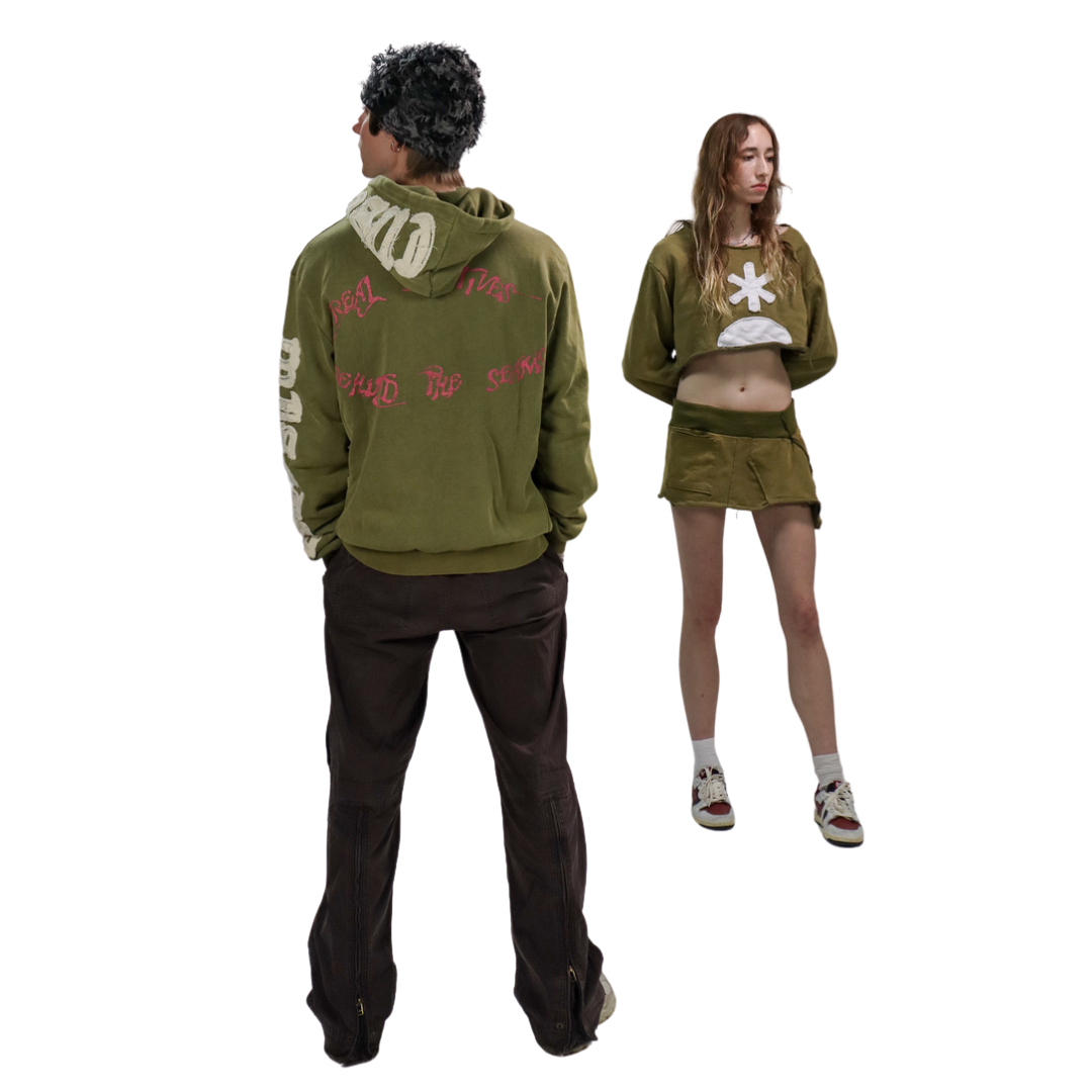Green Logo Hoodie