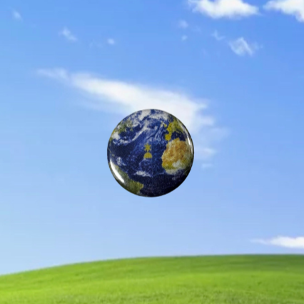 earth mini pin
