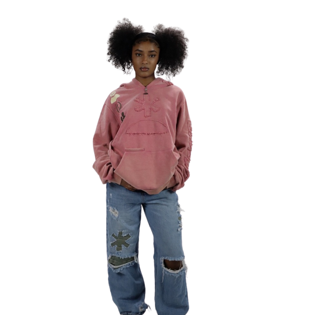 Pink Logo Hoodie