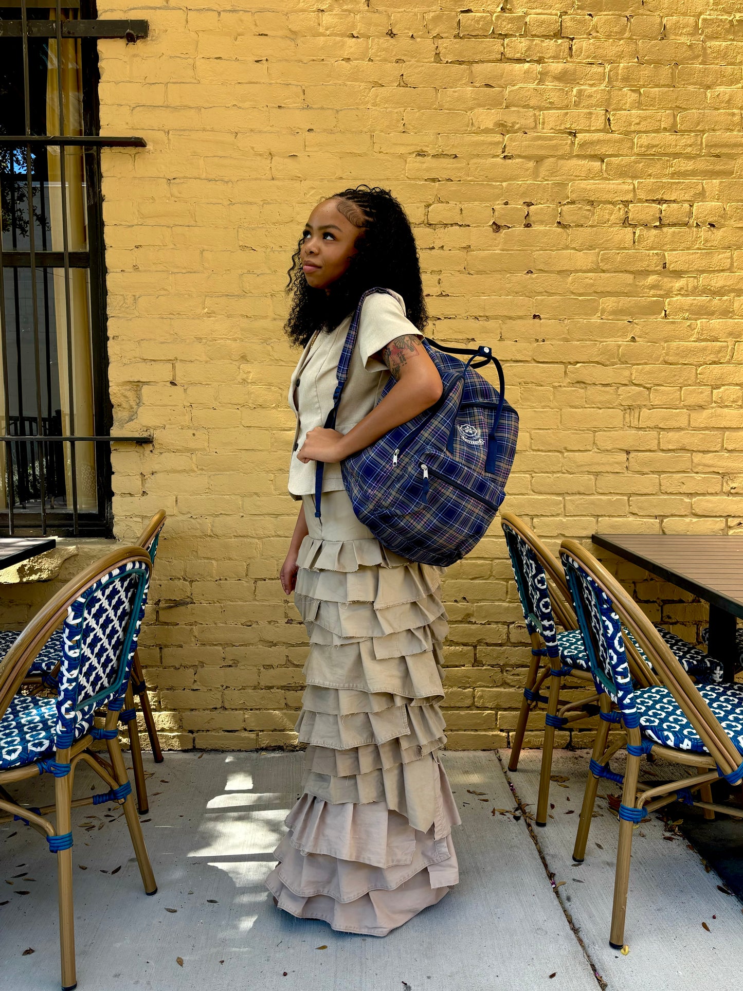 Handcrafted CNSRD Maxi Skirt