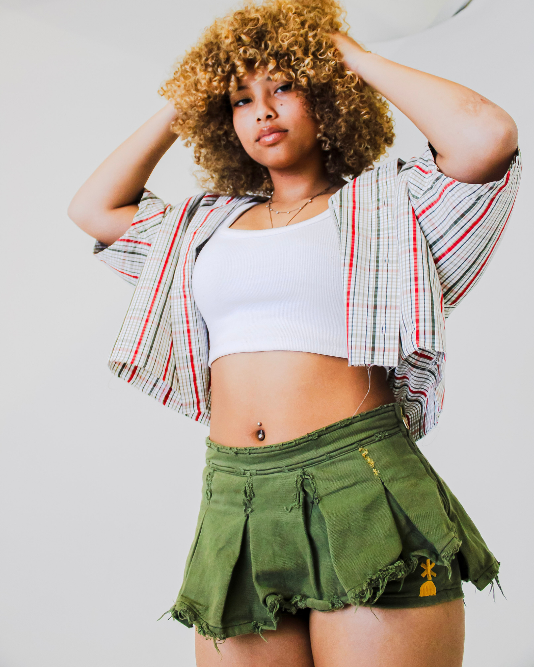 CNSRD Asymmetrical skirt