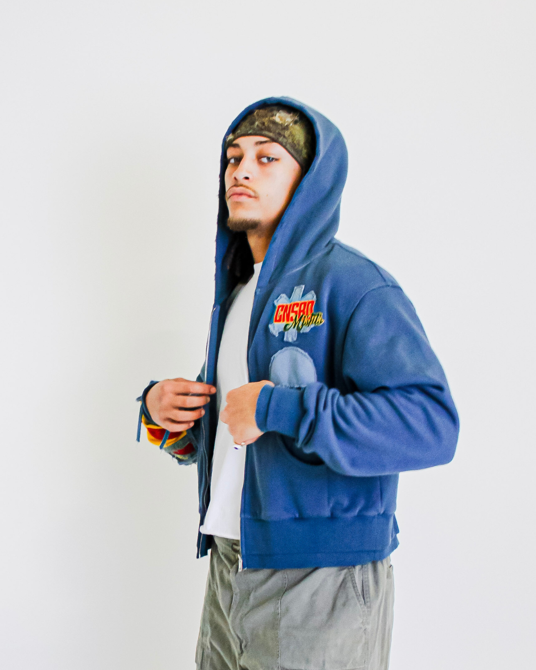 CNSRD blue zip-up