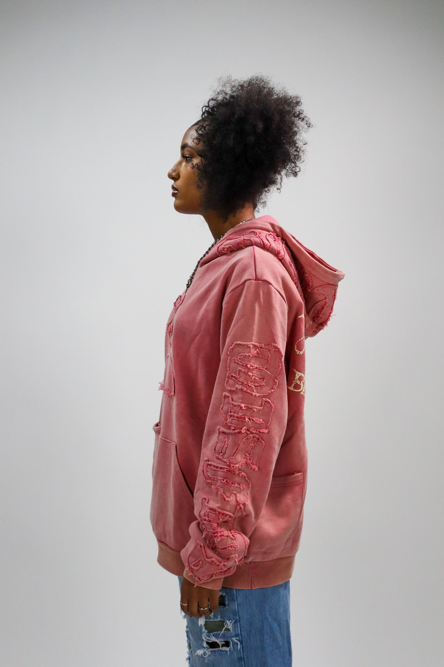 Pink Logo Hoodie