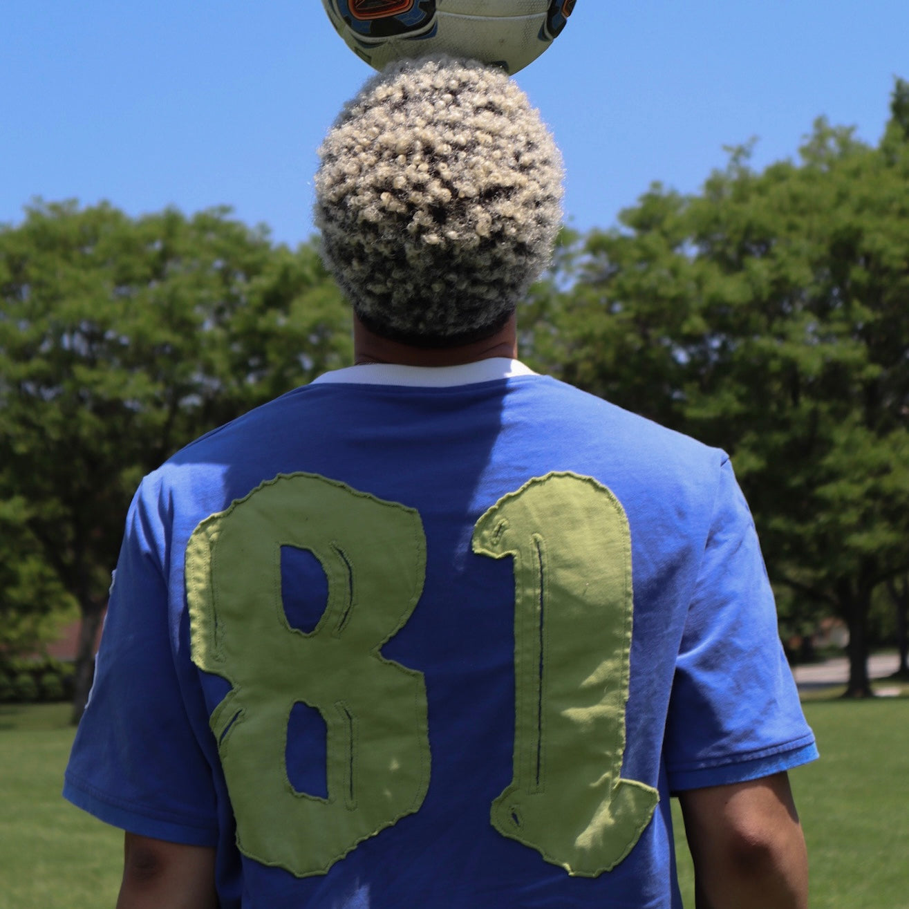 blue players tee