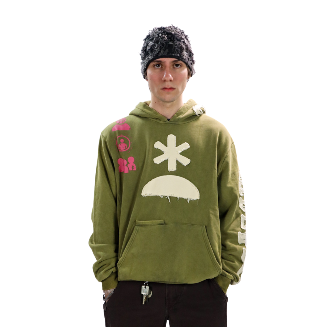 Green Logo Hoodie