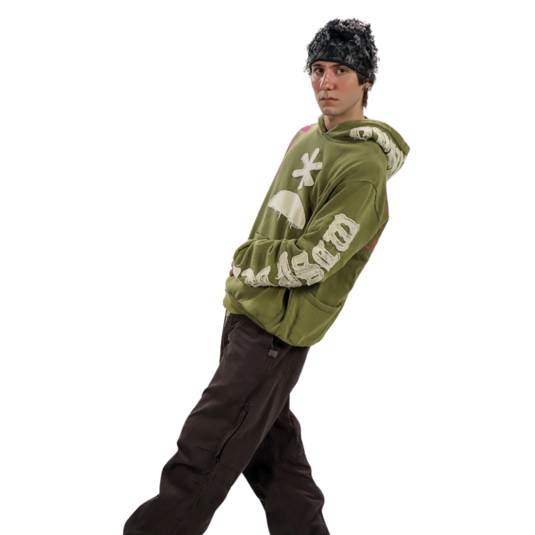 Green Logo Hoodie