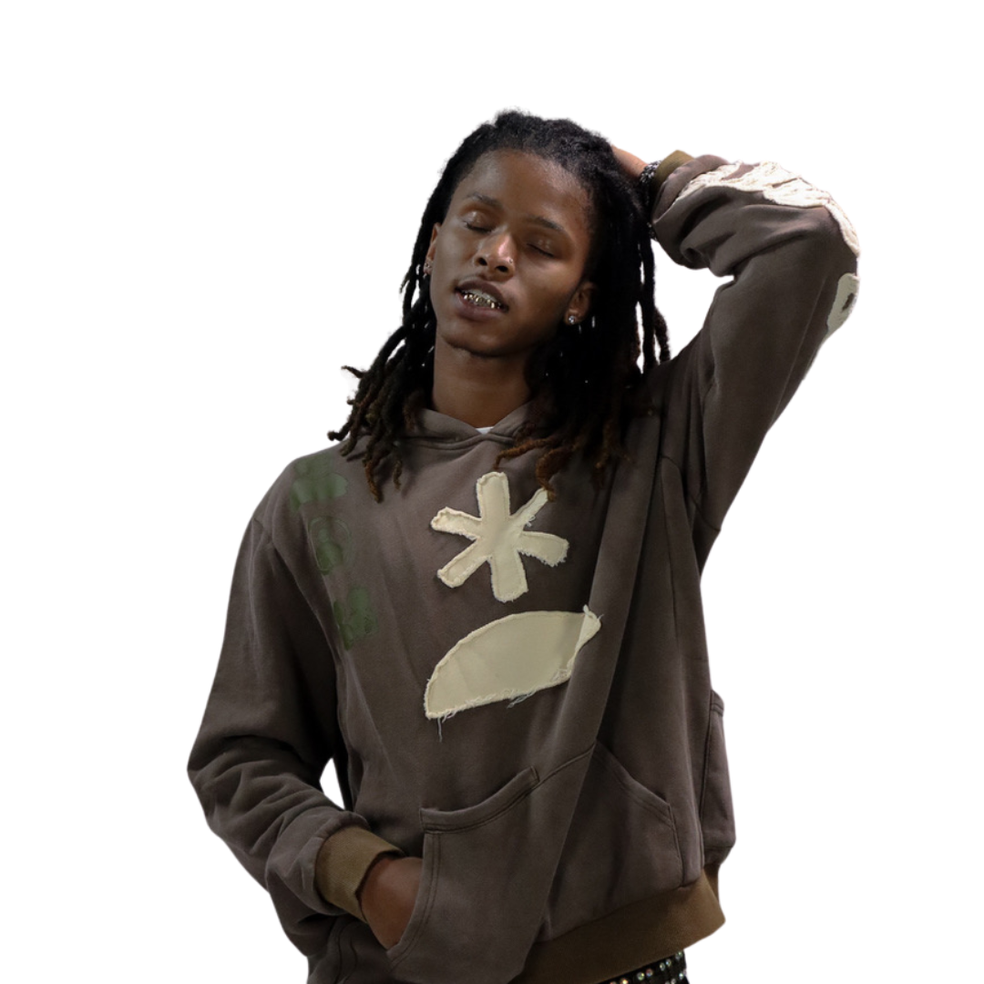 Brown Logo Hoodie
